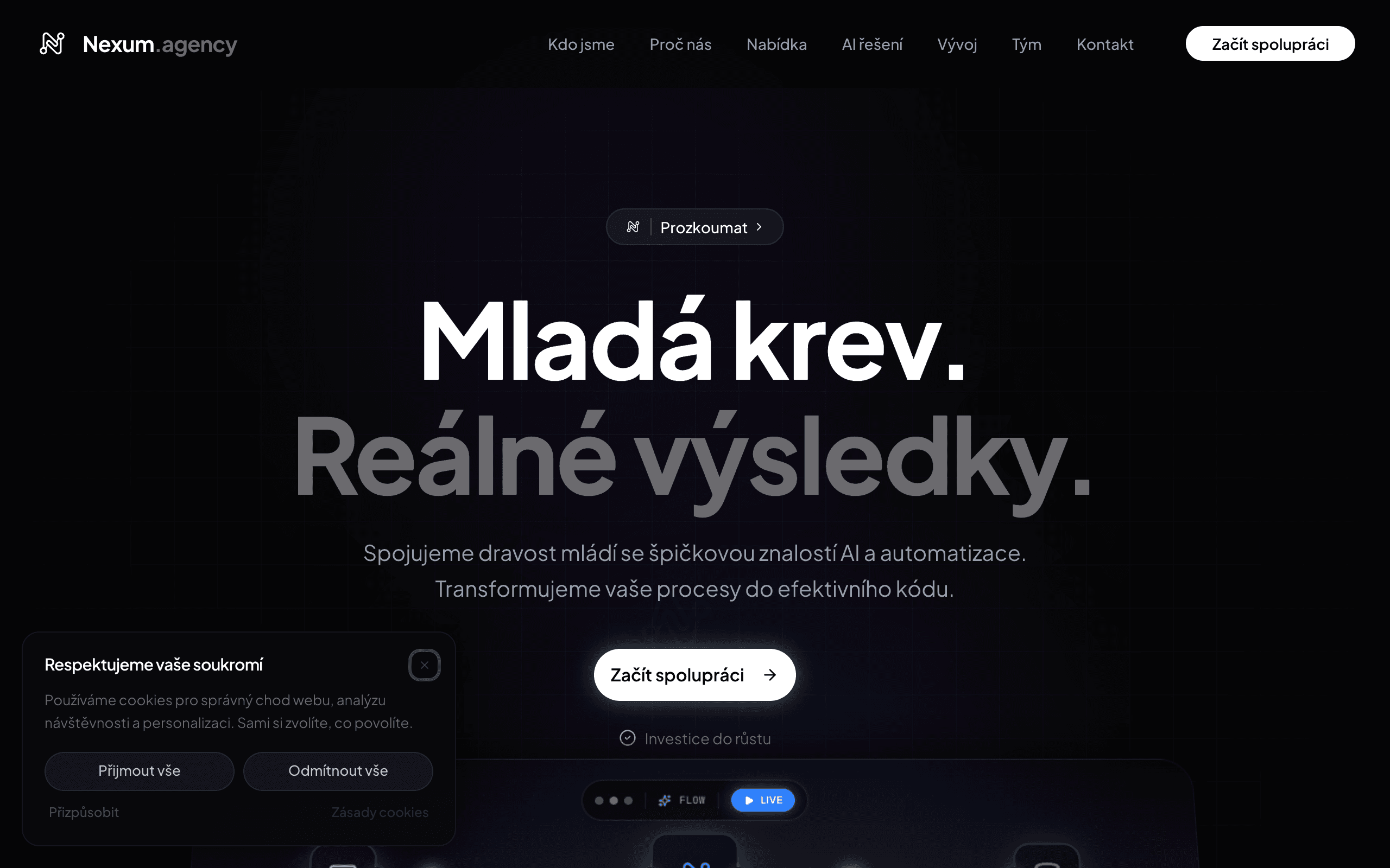 Nexum Agency — Agentura / AI & Automatizace
