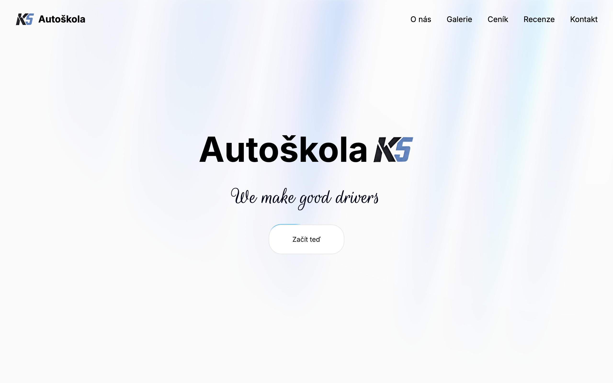 Autoškola K5 — náhled webu