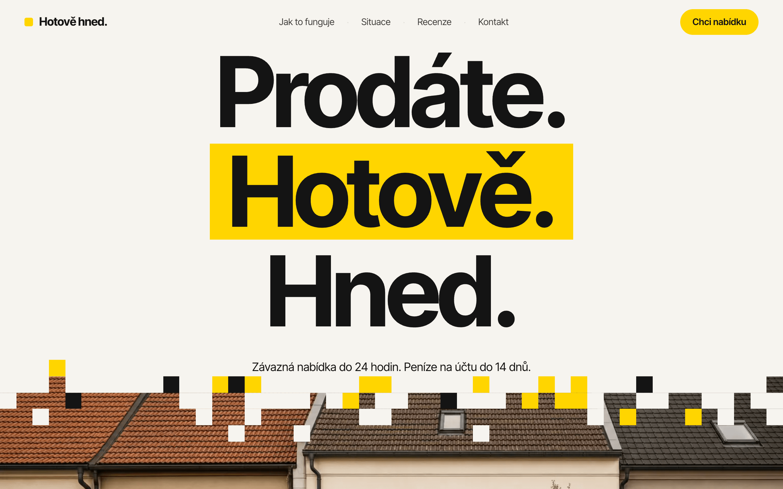 Hotově hned.: náhled webu, který jsme postavili